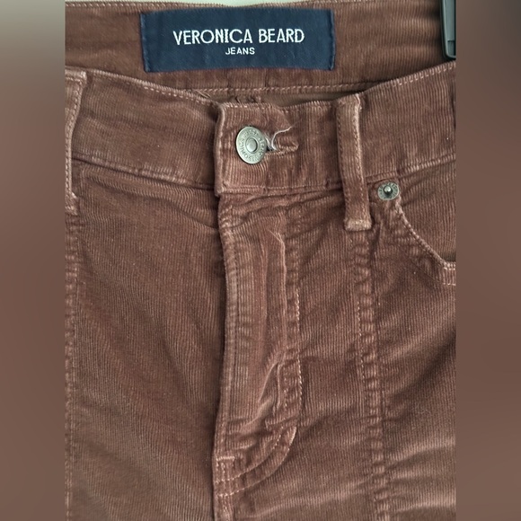 VERONICA BEARD Crosbie High Waisted Corduroy Wide-Leg Pant - Picture 4 of 11